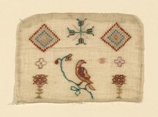 Needlecase Sampler, England, late 18th century. Creator: Unknown.