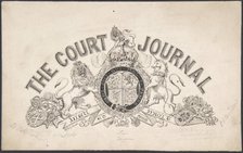 Title page design for "The Court Journal", 1830-62. Creator: Freeman Gage Delamotte.