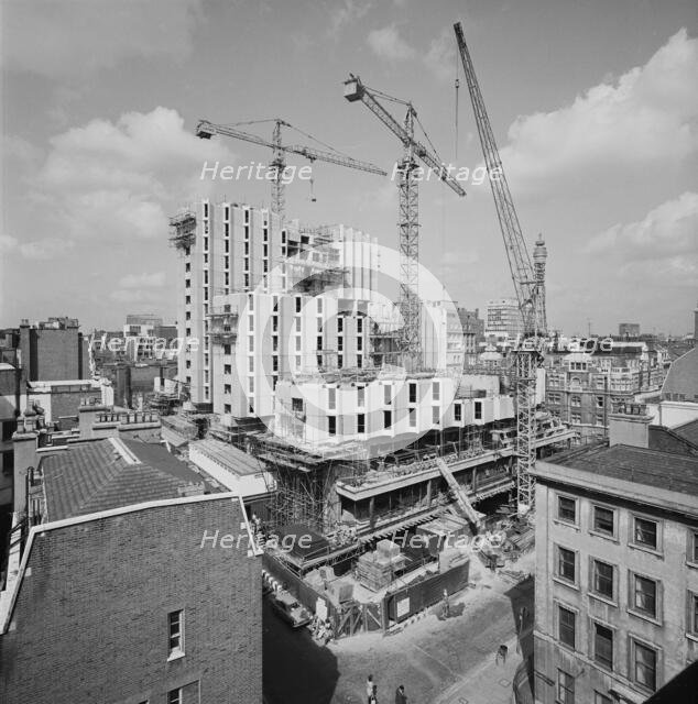 Central London YMCA, Great Russell Street, Camden, London, 09/07/1974. Creator: John Laing plc.