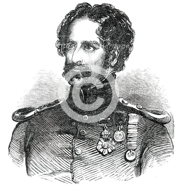 Col. Chatterton, M.P. for Cork, 1850. Creator: Unknown.