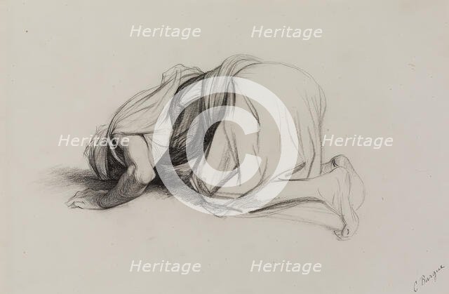 Moslem at Prayer, 1883. Creator: Charles Bargue.