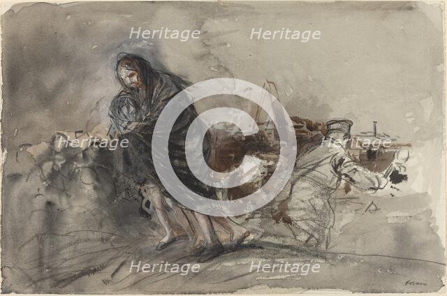 After Douai, probably 1918. Creator: Jean Louis Forain.