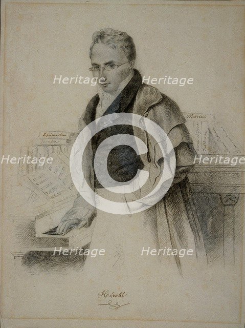 Portrait of the composer Ferdinand Hérold (1791-1833).