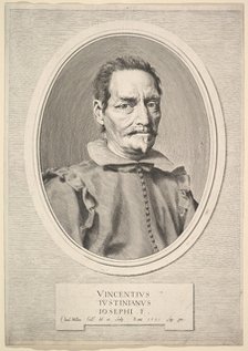 Portrait of Vicenzo Giustiniani, 1631. Creator: Claude Mellan.