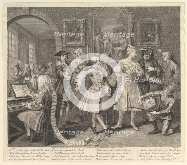 A Rake's Progress, Plate 2, June 25, 1735. Creator: William Hogarth.