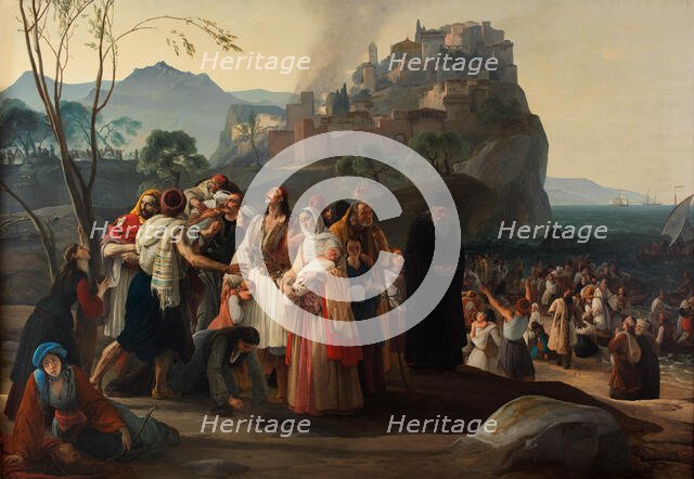 The Refugees of Parga (I Profughi di Parga), 1831. Creator: Hayez, Francesco (1791-1882).