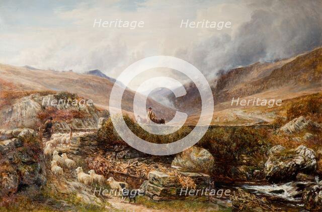 Near Llanbedr, Barmouth, 1872. Creator: Charles Thomas Burt.