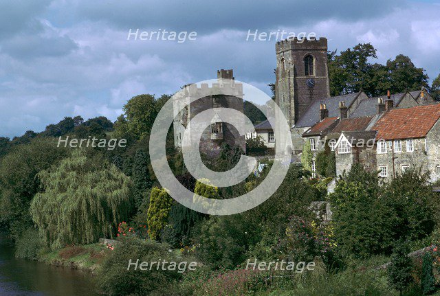 West Tanfield and the River Ure.