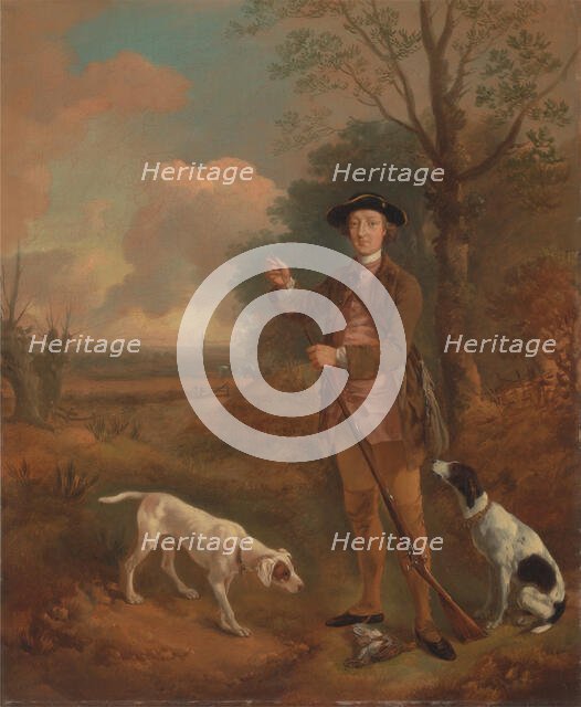 Major John Dade, of Tannington, Suffolk, ca. 1755. Creator: Thomas Gainsborough.