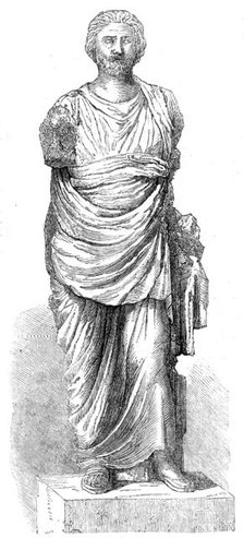 Remains of supposed statue of Mausolus, 1861. Creators: John Jessop Hardwick, Unknown.
