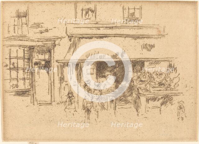 Exeter Street, c. 1886/1888. Creator: James Abbott McNeill Whistler.