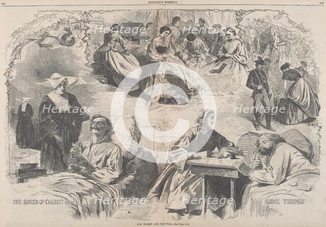 Our Women and the War, published 1862. Creator: Winslow Homer.