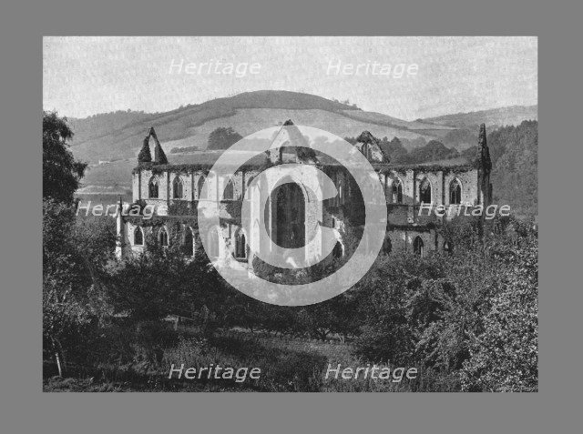 Tintern Abbey, c1900. Artist: Valentine & Sons.