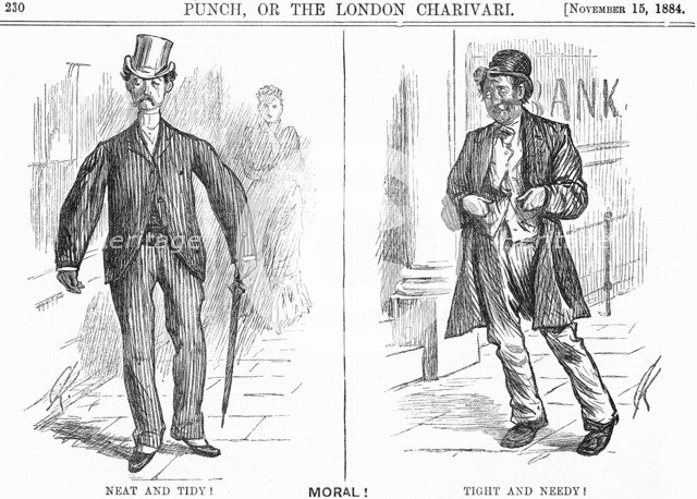 'Tight and Needy', 1884. Artist: Unknown