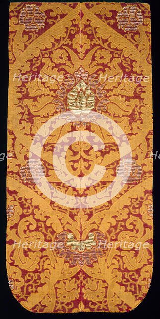 Chasuble (Back Only), Italy, 16th century. Creator: Unknown.