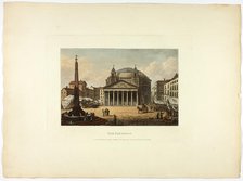 The Pantheon, plate twenty-six from the Ruins of Rome, published June 9, 1798. Creator: Matthew Dubourg.