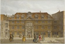 View of Blackwell Hall on King Street, City of London, 1819.                                         Artist: Robert Blemmell Schnebbelie