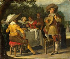 An Outdoor Party, c.1620-c.1630. Creator: Dirck Hals.