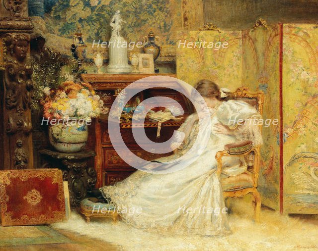 The Tender Creature. Creator: Makovsky, Konstantin Yegorovich (1839-1915).