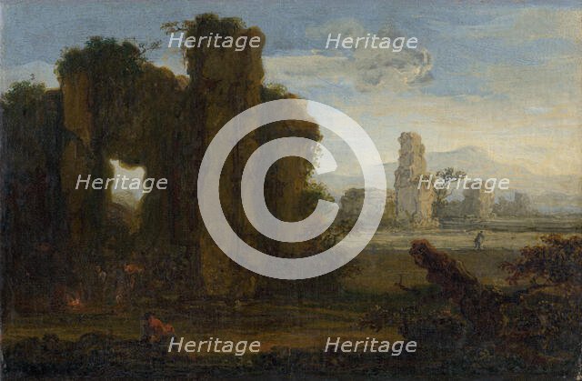Romantic landscape, 1650-1700. Creator: Jan de Momper.