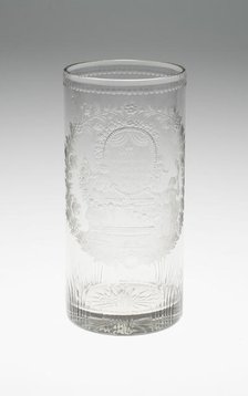 Beaker, Bohemia, 1800/25. Creator: Bohemia Glass.