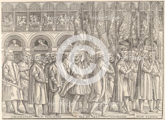 Procession of the Doge in Venice, 1556-61. Creator: Matteo Pagano.