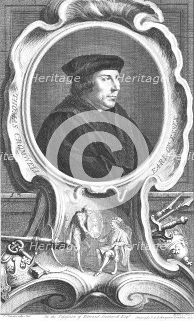 Thomas Cromwell, Earl of Essex, (1739). Artist: Jacobus Houbraken.