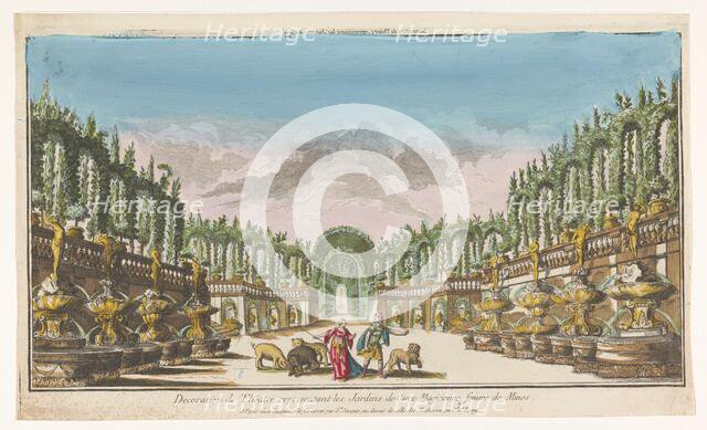 View of the garden of Circe, 1735-1805. Creator: Unknown.