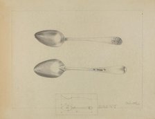 Silver Spoon, 1935/1942. Creator: Charlotte Winter.