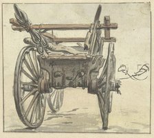 Back of a four-wheeled cart, 1770-1825. Creator: Simon Andreas Krausz.