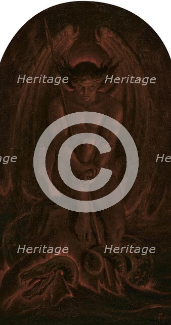 The Adversary: where "the worms that eat them do not die, and the fire is not quenched.", 1876. Creator: Paton, Sir Joseph Noel (1821-1901).