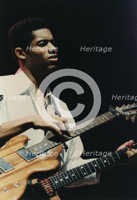 Stanley Jordan,  London Jazz Festival, Town and Country Club, October 1990. Creator: Brian Foskett.