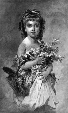 May Flowers, from a painting by Chaplin, 1881. Creator: Unknown.