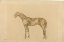 Horse, c. 1890. Creator: Edgar Degas.