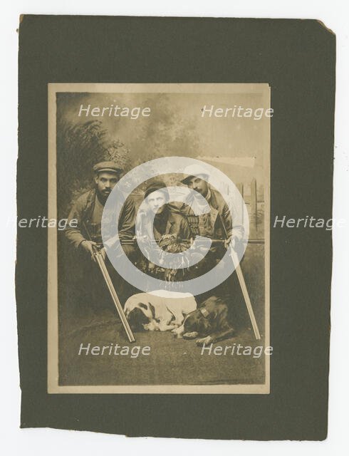 Photograph of a hunting party, ca. 1903. Creator: Unknown.