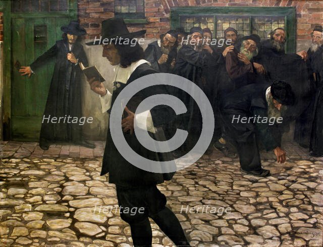 Excommunicated Spinoza, 1907. Creator: Hirszenberg, Samuel (1865-1908).
