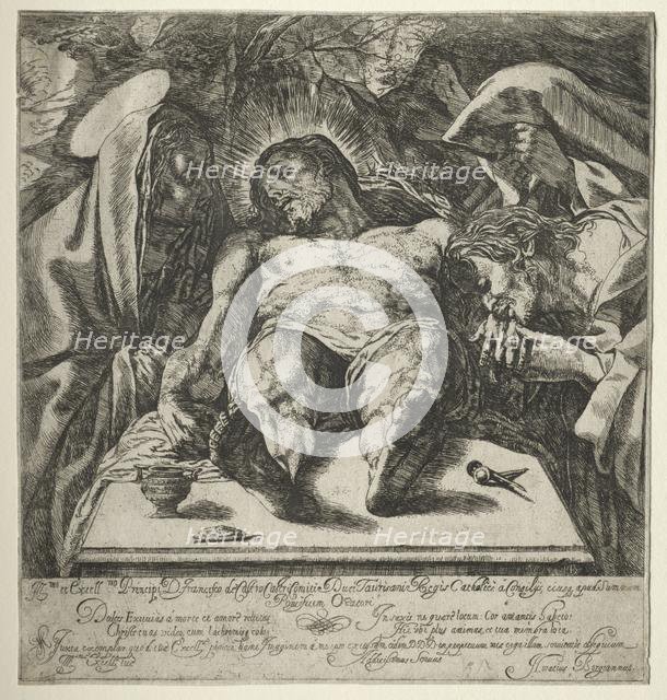 The Lamentation. Creator: Orazio Borgiani (Italian, 1578(?)-1616).