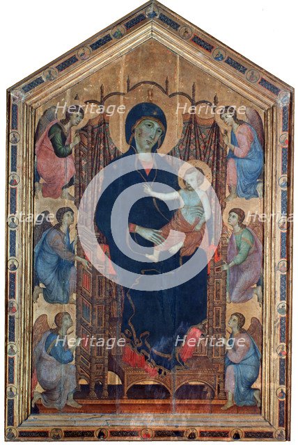 'Madonna and Child', (Rucellai Madonna), 1285.  Artist: Duccio di Buoninsegna