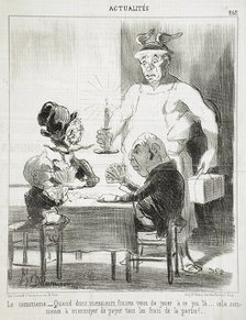Le Commerce...Quand donc..., 1851. Creator: Honore Daumier.
