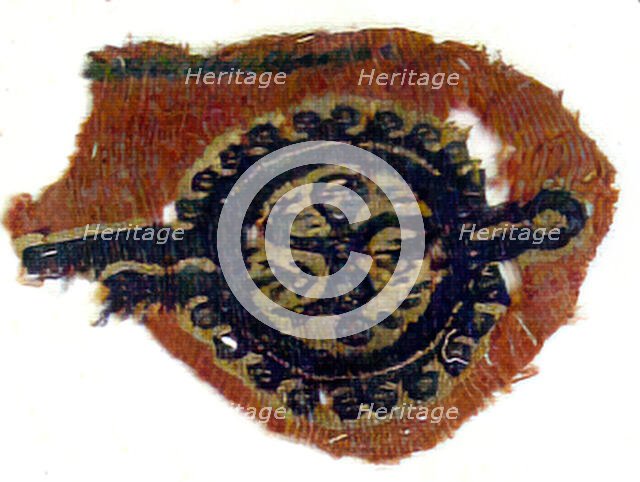 Textile Fragment, Coptic, 5th century. Creator: Unknown.