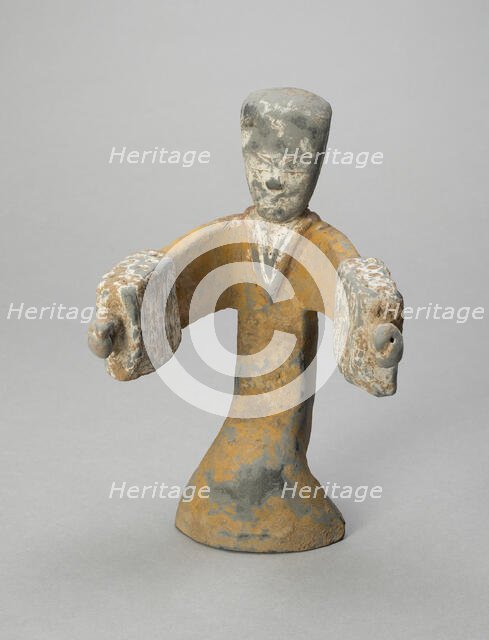 Female Dancer (Tomb Figurine), Western Han dynasty (206 B.C.-A.D. 9), c. 2nd century B.C. Creator: Unknown.