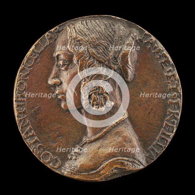 Costanza Rucellai, probably Daughter of Girolamo Rucellai and Wife of Francesco Dini 1471 [obverse], Creator: Unknown.