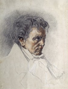 Ludwig van Beethoven (1770-1827). Artist: Bakst, Léon (1866-1924)