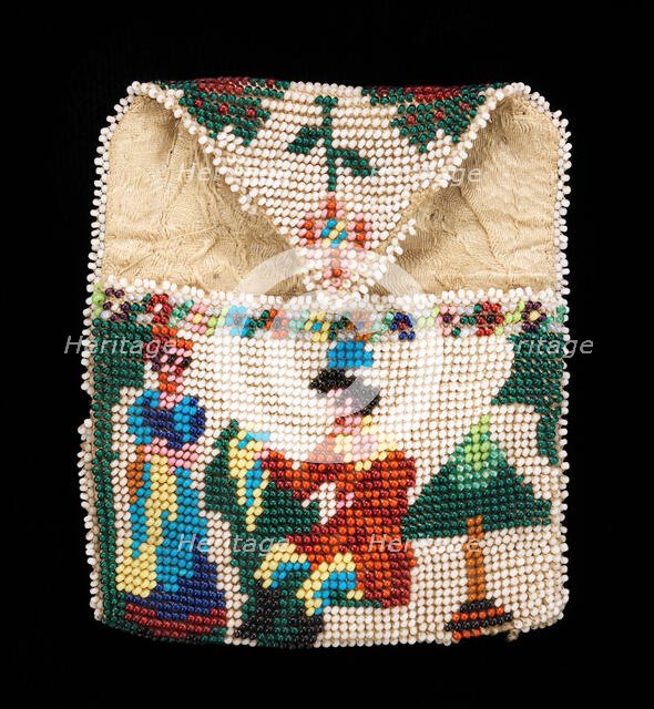 Coin purse, Mexican, 1825-35. Creator: Unknown.