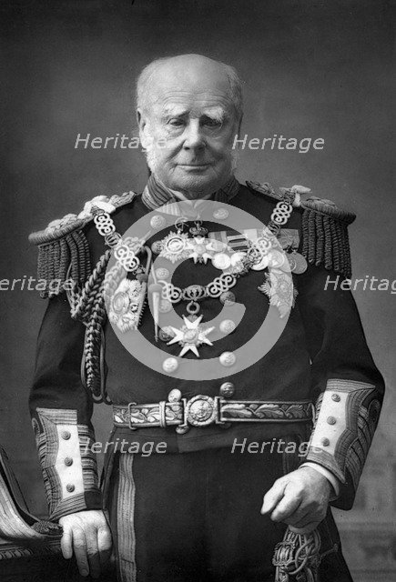 Admiral of the Fleet Sir Henry Keppel (1809-1904), 1893.Artist: W&D Downey