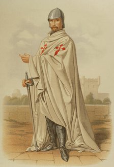 Knight of the Order of Santiago, in the early days of the institution, dressed in war dress, 1865.  Creator: Unknown.