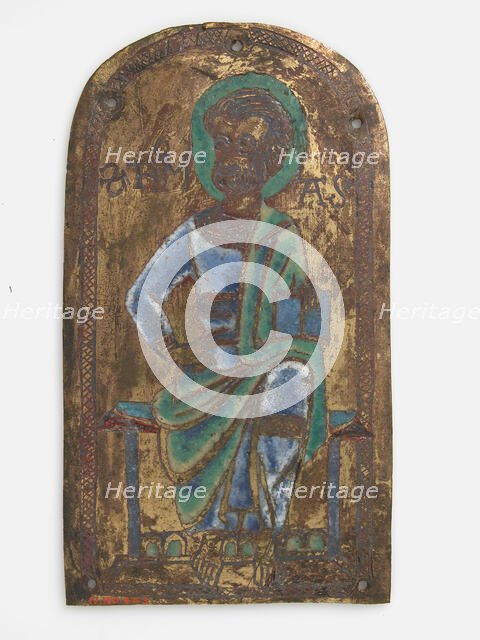 Plaque of St. Thomas, Lower Rhenish or Saxon, mid-12th century. Creator: Unknown.