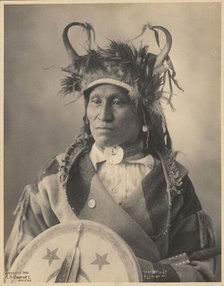 Chief Wets-It of the Assiniboine Nation, 1898. Creators: Adolph F. Muhr, Frank A. Rinehart.