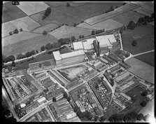 Sutton Worsted Mills on Bridge Street, Sutton-in-Craven, North Yorkshire, c1930s. Creator: Arthur William Hobart.