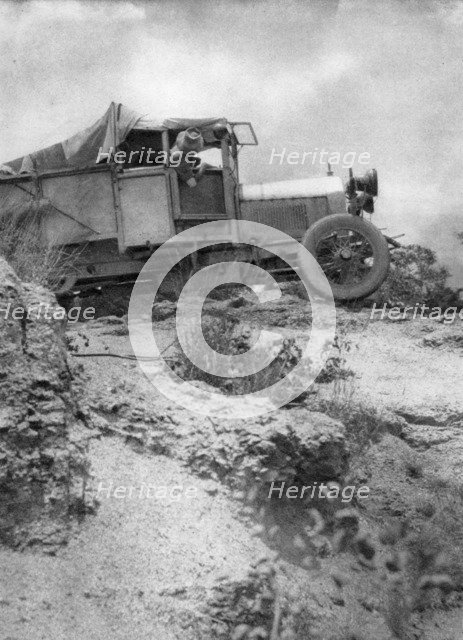 A rocky road, Abercorn to Tukuyu, Tanganyika, 1925 (1927). Artist: Thomas A Glover